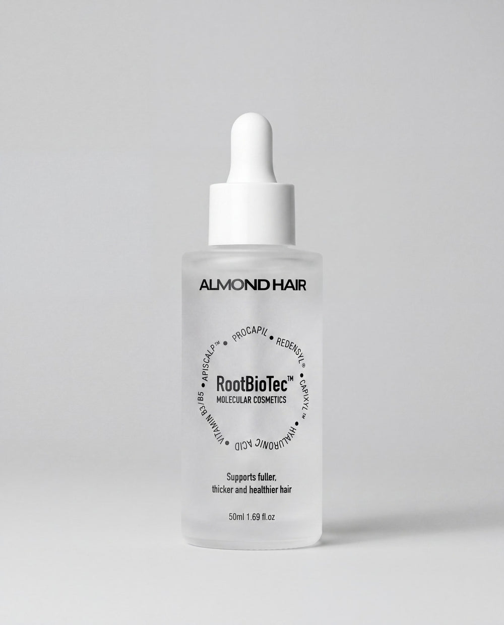 Almond Hair RootBioTec serum bottle